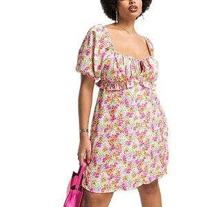 ASOS THE FROLIC Floral Cinch Top Dress